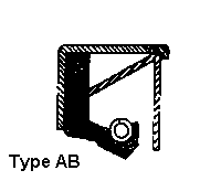 A point contact single lip shaft seal of built up construction, using several component parts. Used when a more robust construction or larger seal diameter is required. This series is recommended.