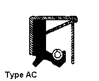 A semi-dual rotary shaft seal, incorporating a minor lip for dust /dirt exclusion, or corrosion protection. Built up construction using several component parts. Used when a more robust construction is required.