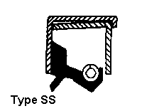 A semi-dual rotary shaft seal, incorporating a minor lip for dust /dirt exclusion, or corrosion protection. Has a metal outer case of built up construction and bonded sealing lip. Suitable for heavy duty applications.